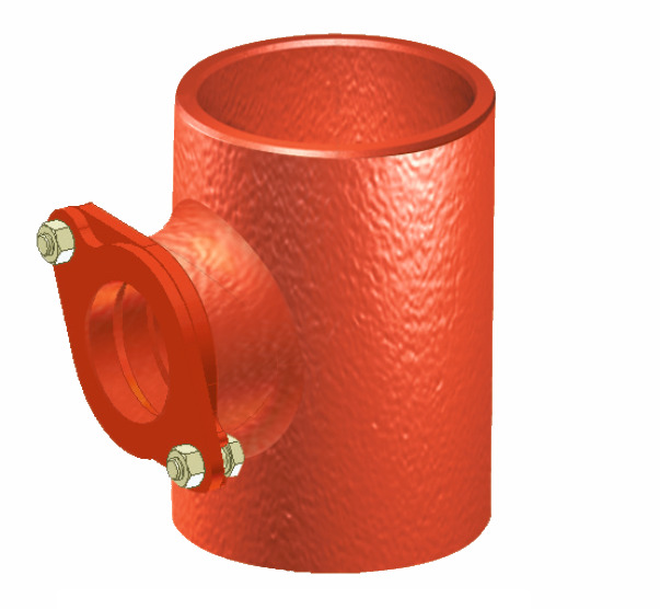 Ensign Above Ground 156573 Boss Pipe 100x50mm Single Harris & Bailey Ltd