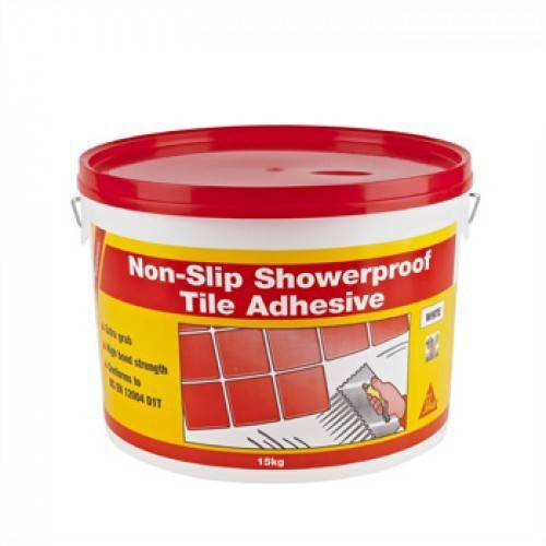 Sika Non-Slip S/Proof Tile Adhesive 15KG -Harris & Bailey Ltd