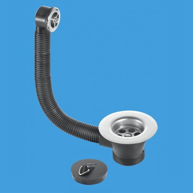 Mcalpine FSW2PC 1.1/2 Comb Sink Waste & Overflow Harris & Bailey Ltd