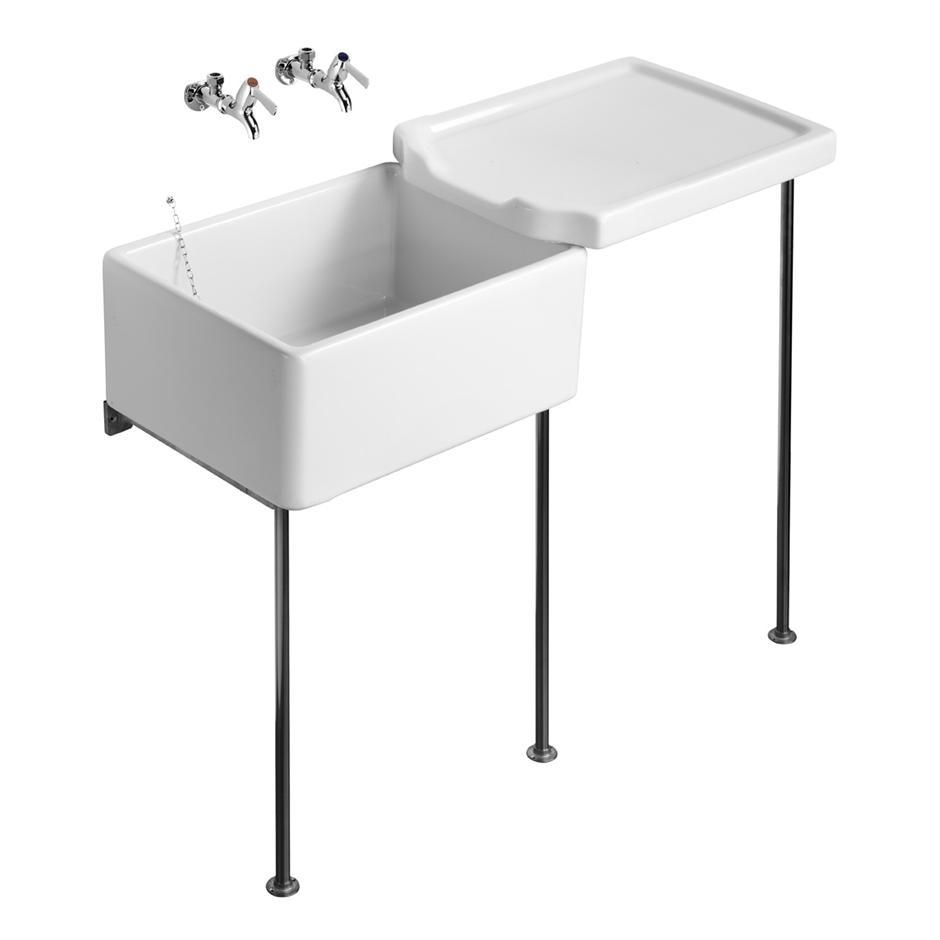 Belfast Sink 18"X15"X8" S580001 White Harris & Bailey Ltd